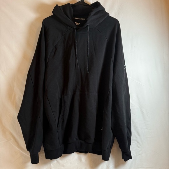 Paper Plane Other - Paper Plane Greatness Is A Process Black Pullover Hoodie Jay Z Mens Size 2XL